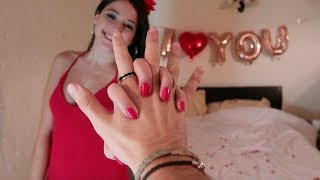SURPRISING MY BOYFRIEND with a PROMISE RING on VALENTINES DAY!! (LONG DISTANCE RELATIONSHIP)