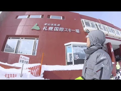 hokkaido sapporo kokusai 定山渓高原札幌国際スキー場「若干単独事故」的な #hokkaido発信TV