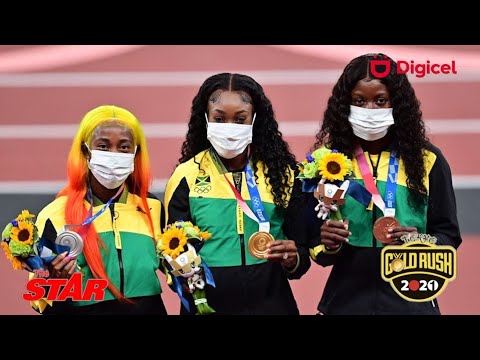 PICTURE THIS Jamaica's 1 2 3 Award Ceremony at the Tokyo Olympics