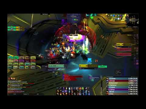 Rank 1 mage parse Zek'voz mythic | 29k dps