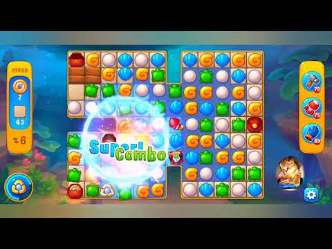 Fishdom, 10450 level,no Booster - 10450 уровень, прохождение без бустеров.