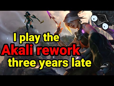 I play the Akali rework three years late: League of legends