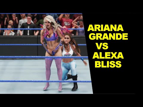WWE 2K19 Ariana Grande vs Alexa Bliss - Extreme Rules Match
