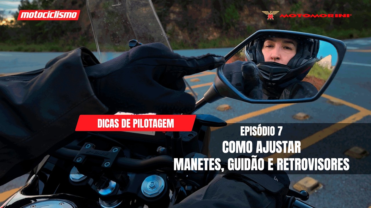 Manetes, guidão e retrovisores: veja como ajustar sua moto corretamente | Ep. 7