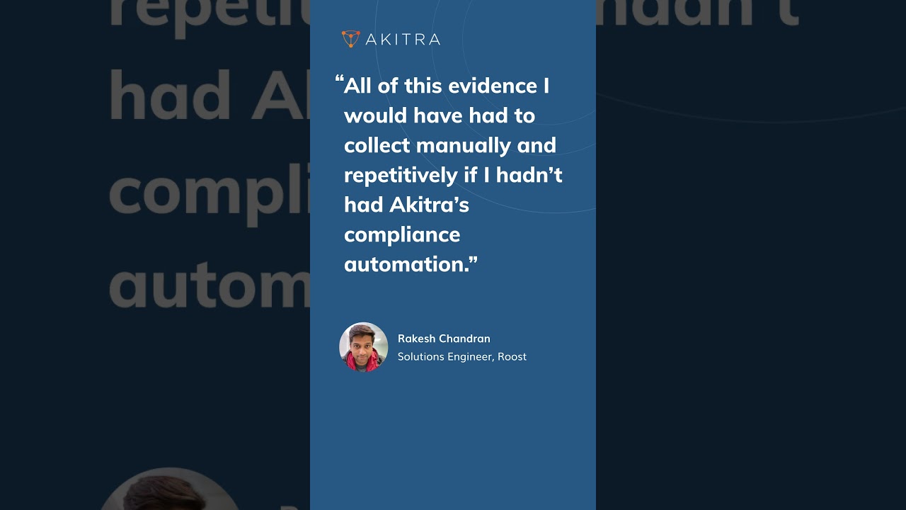 Efficiency Meets Security: Akitra's AI-Enabled Compliance Automation Solution | #Shorts
