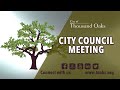 Thousand Oaks City Council Regular Meeting - March 26, 2024