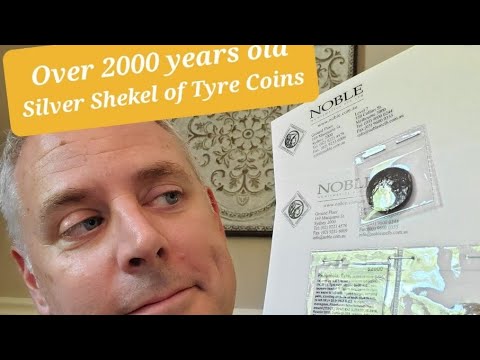 2000 year old Silver Shekel of Tyre Coins won at a global Noble Numismatic Auction.