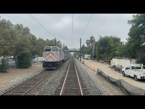 Caltrain 305 Cabride San Jose-San Francisco Cabcar 4025 with Extra Stop at Santa Clara 8/9/24