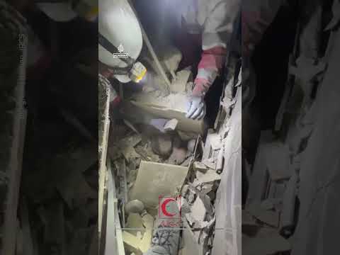 Rescuers pull survivor from under rubble after US-Israeli strikes hit Tehran