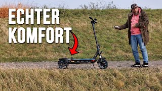 Evercross A1 500 Watt E-Scooter mit Federung im Alltags Test. Das musst Du vor dem Kauf wissen