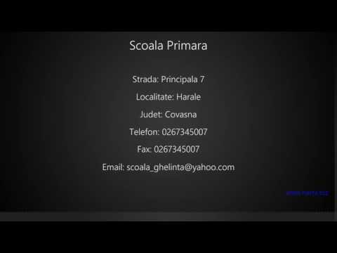 Scoala Primara Harale