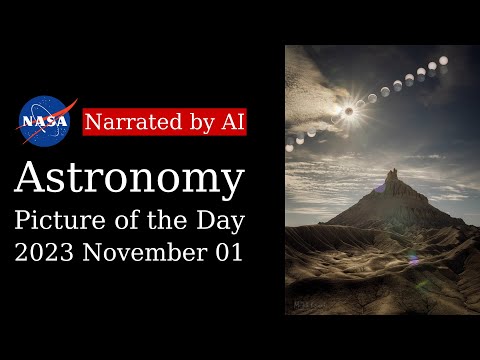 APOD: 2023-11-01 - Annular Solar Eclipse over Utah (Narrated by Salli)