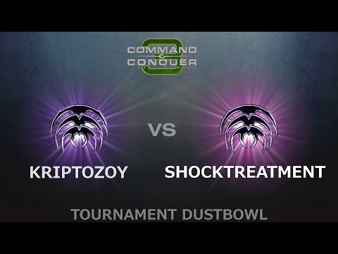 C&C3: Tiberium Wars 1v1 - Kriptozoy (S) vs. Sh0ckTr34tm3nt (S)