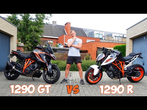 KTM Superduke 1290 GT vs R : Side By Side Comparison