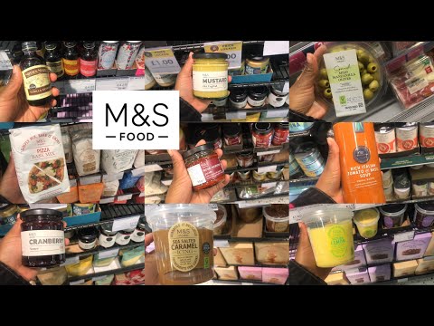 Compras de alimentos de verão da M&S, mercearia Marks and Spencer, Compre comigo