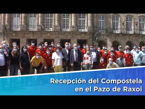 Recepción del Compostela en el Pazo de Raxoi