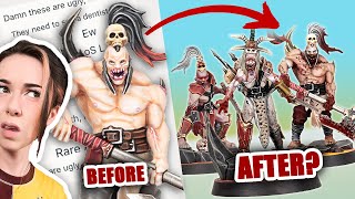 I gave these Controversial Miniatures a MAKEOVER...But Can I Make you Like Them?
