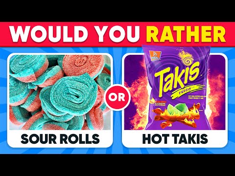 Would You Rather 🧁🍟 Sweet and Salty 🍨 Sweet vs Savory Food Edition 🍔🍓
