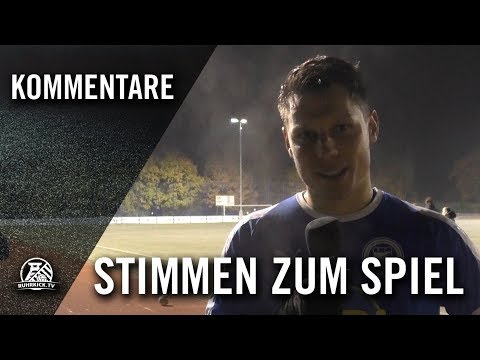 Die Stimmen zum Spiel | FC Brünninghausen - SV Schermbeck (15. Spieltag, Oberliga Westfalen)