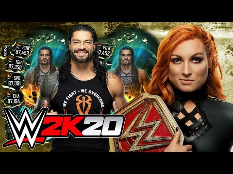 LES CARTES QR CODES WWE SUPERCARD DE WWE 2K20 ?
