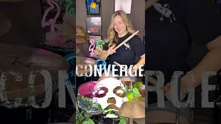 Concubine - Converge #drumcover #shorts #metal #girldrummer #ead10 #janedoe #ytshorts