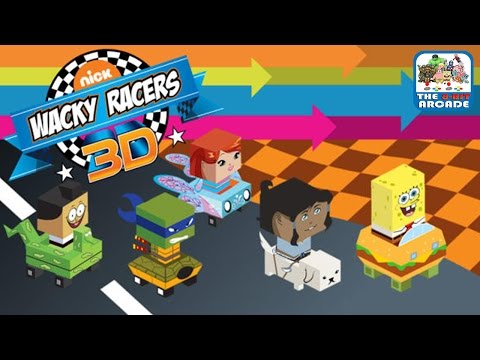 Nick Wacky Racers 3D - Race On Crazy Tracks With Your Fav Nick Characters (Gameplay) Video