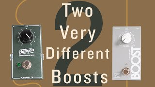 Video thumbnail for Vertex VS Benson - Two Very Different Boost Pedals by Goodwood Audio