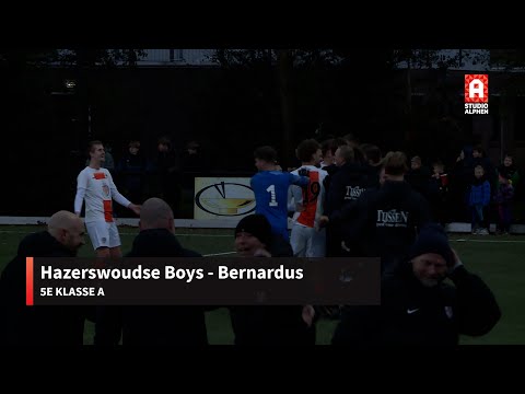 Summary Hazerswoudse Boys - Bernardus (November 22, 2025)