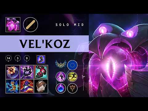Vel'Koz Mid vs Galio - EUW Challenger Patch 26.04