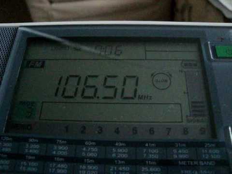 106,5 MHz - Radio VLR Vejle, Grønbjerg @ Keitum, Sylt: Dynebanden