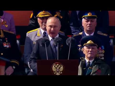The Russian Anthem 77th Victory Day Parade 2022 at Moscow's Red Square