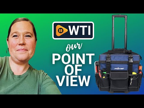 Rolling Tool Bag with Wheels 15"" Tool Tote Bag - WTI product video review