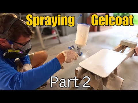 How to SPRAY GELCOAT PERFECTLY!