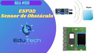 Curso de ESP32 iniciantes  - Sensor de Obstculo IR - Robtica Educacional Edutech Blocks.