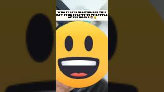 Who else is waiting for tomorrow for battle of the books 🙃🙂