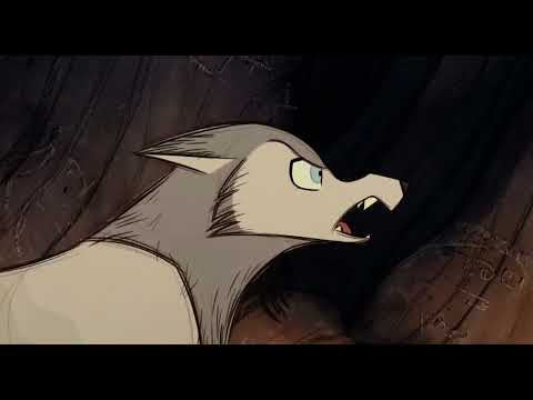 Mebh sees Robyn Wolf first time - WolfWalkers Clip