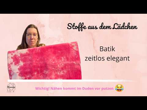 Ronda - Batik meets a viscose-linen blend - The perfect fabric for spring