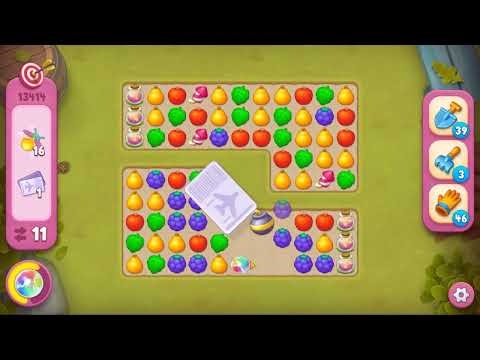 Gardenscapes Challenge level 13414 Gameplay #Bubunka