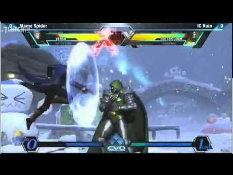 UMVC3 EVO2012 Mame Spider vs IC Ruin