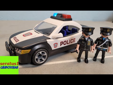 Playmobil US Polizeifahrzeug 5673 auspacken seratus1 unboxing Einsatzfahrzeug