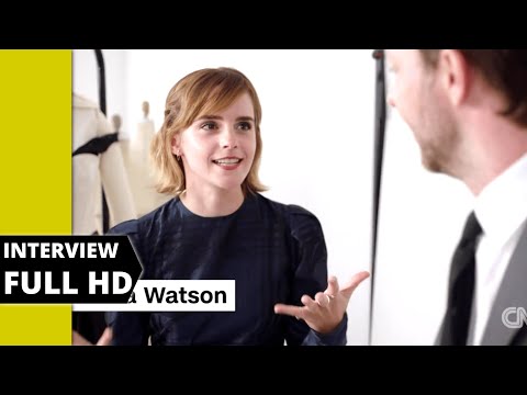Interview of Emma Watson with Derek Blasberg for CNN | Met Gala 2016