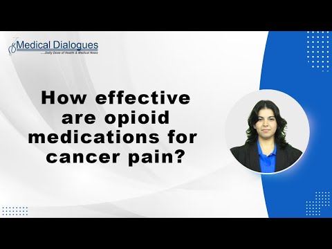 How effective are opioid medications for cancer pain?