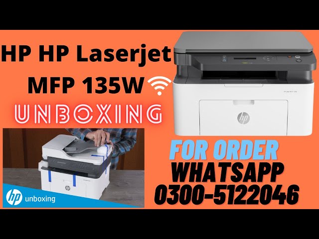 Máy in Laser Trắng đen HP đa năng In scan copy LaserJet MFP 135w WiFi (4ZB83A)