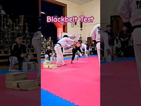 Blackbelt Test #taekwondo #360kick #martialarts #blackbelt #taekwondotraining #sashaworld #shorts