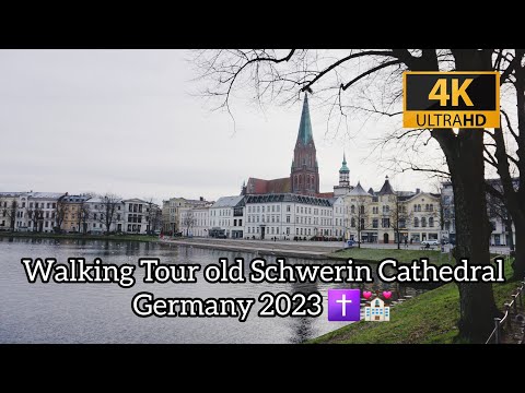Old Schwerin Cathedral Germany 2023 Walking Tour 4K