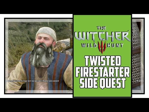 The Witcher 3 Twisted Firestarter Side Quest (All Choices)