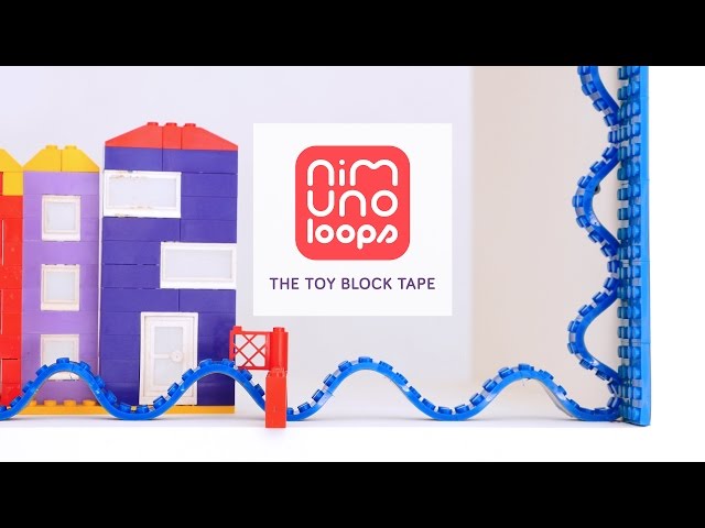 Nimuno Loops Toy Block Tape turns ANYTHING into Lego!