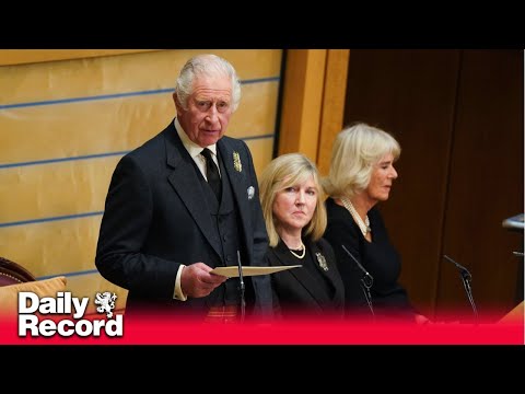 King Charles III quotes Robert Burns as he makes historic first visit to Scottish Parliament