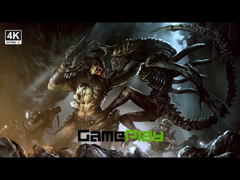 Predator vs Predalien EPIC Fight Scene | Full 4K Ultra HD Battle