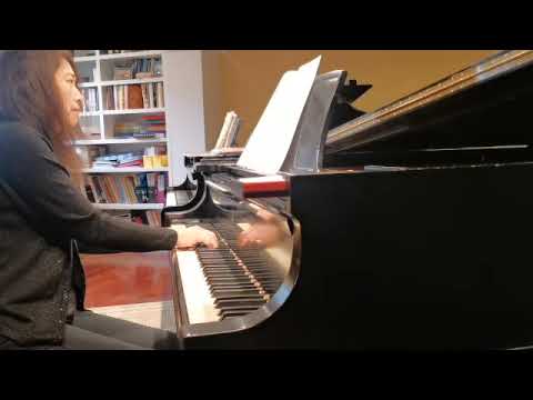 Etude Brilliante, late intermediate piano solo by Margaret Goldston